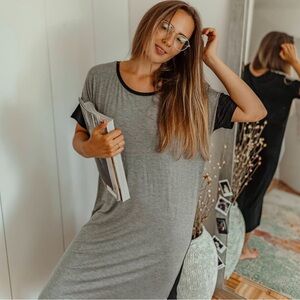 Night-tee sleep dress . Luxury. Modal 97% , Spandex 3% . New